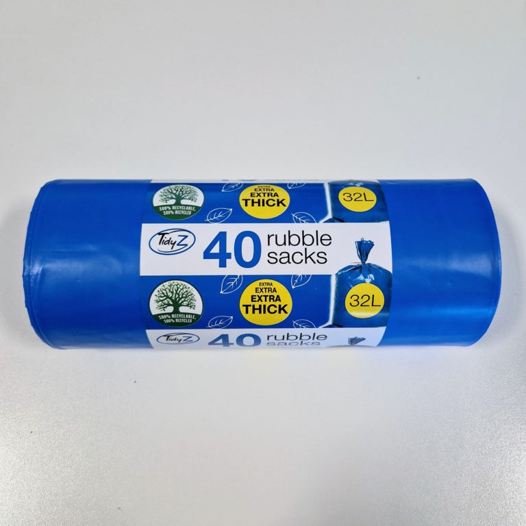 Tidyz Rubble Sacks 32L Roll of 40