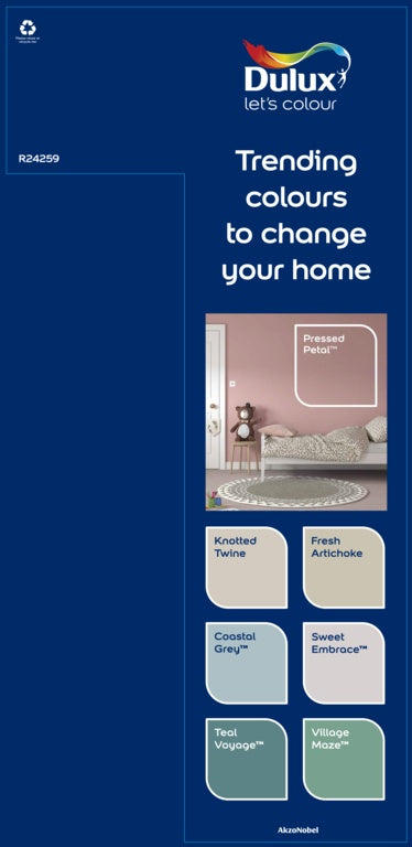 Dulux Retail Independent Aisle Fins For New Colours 360 x 750mm