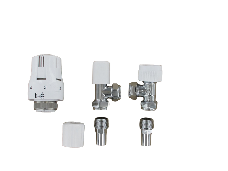 Securplumb Thermostatic Radiator Valve & Lockshield 15mm