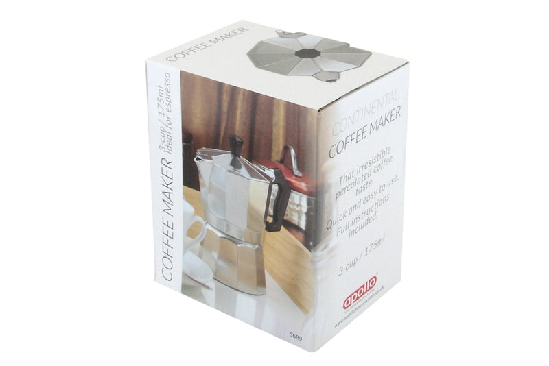 Apollo Coffee Maker 3 Cup 175ml