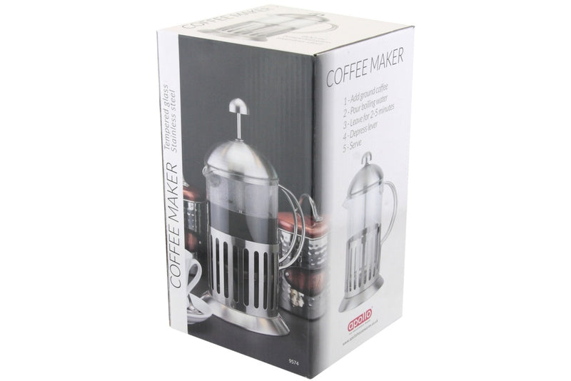 Apollo Coffee Plunger Stainless Steel Handle 800ml