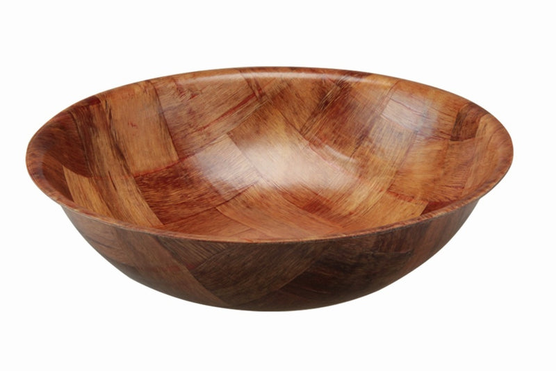 Apollo Woven Wood Bowl 25cm