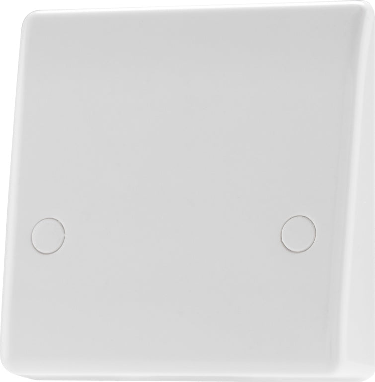 BG White Nexus Cooker Flex Outlet Plate 45amp