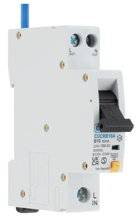 BG Compact RCBO Type 1 B Curve 10a