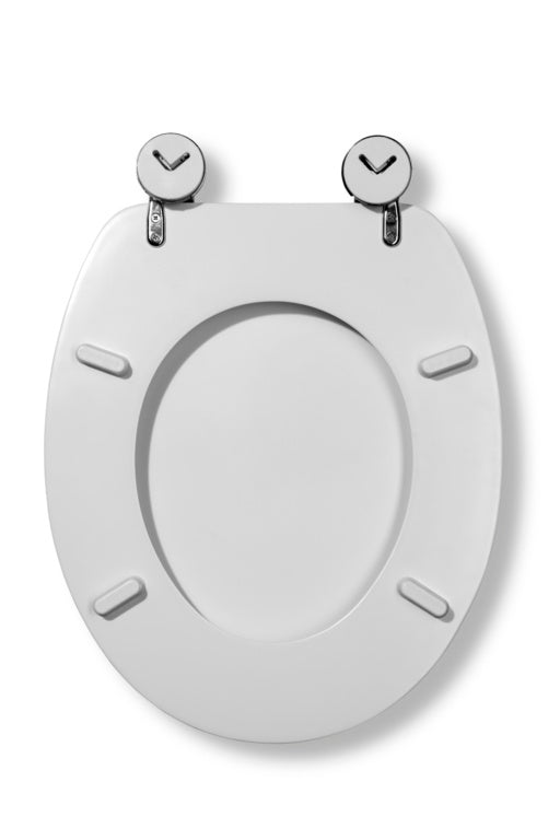 Croydex Toilet Seat Terrazzo Flexi Fix Blue