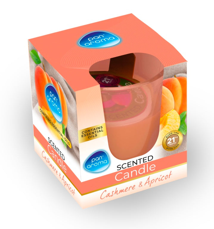 Pan Aroma Scented Candle 250g Cashmere & Apricot