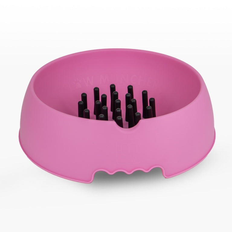 Slow Muncher Large Dog Bowl Pink External: 270mm Internal: 220mm