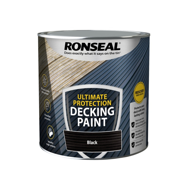 Ronseal Ultimate Protection Decking Paint 2.5L Black