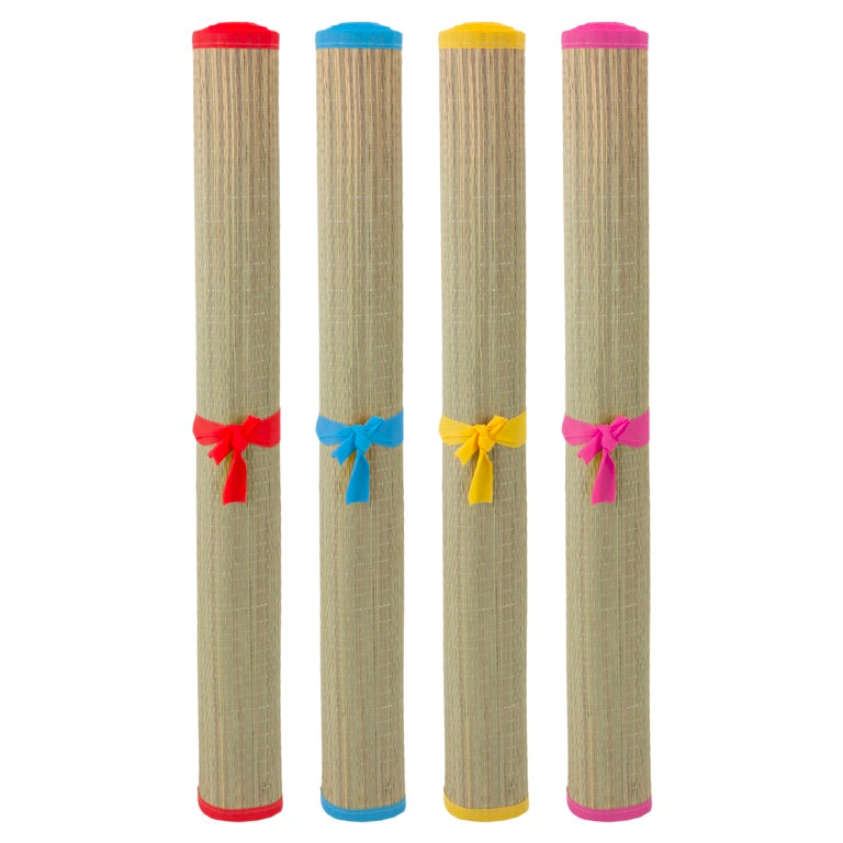 Pms Straw Beach Mat With Cloth Edges 60 x 175cm