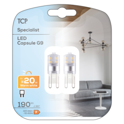 TCP  LED G9 Capsule Lamp 600 Lumens
