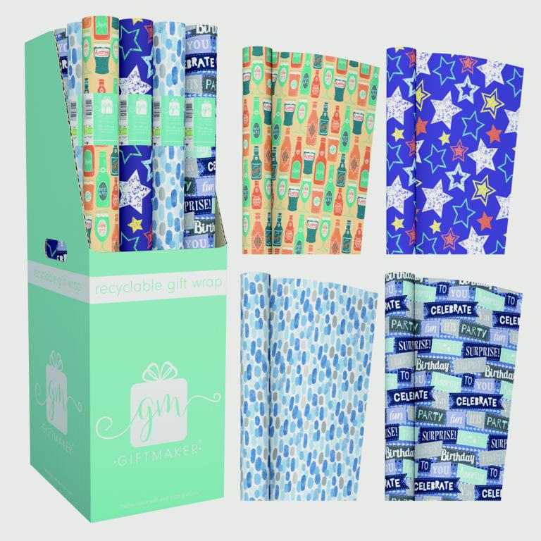 Giftmaker Male Wrap 3m x 69cm