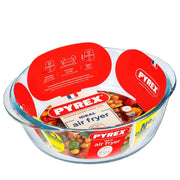 Pyrex Air Fryer Round Glass Dish 1L