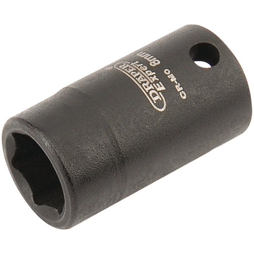Draper Expert HI-TORQ 6 Point Impact Socket, 1/4" Sq. Dr., 8mm Draper - Town Tools 