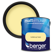 Berger Matt Emulsion 2.5L Buttercup Haze