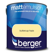 Berger Matt Emulsion 2.5L Buttercup Haze