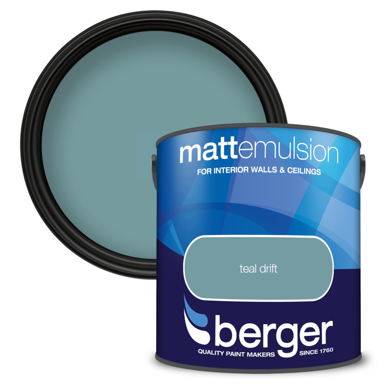 Berger Matt Emulsion 2.5L Teal Drift