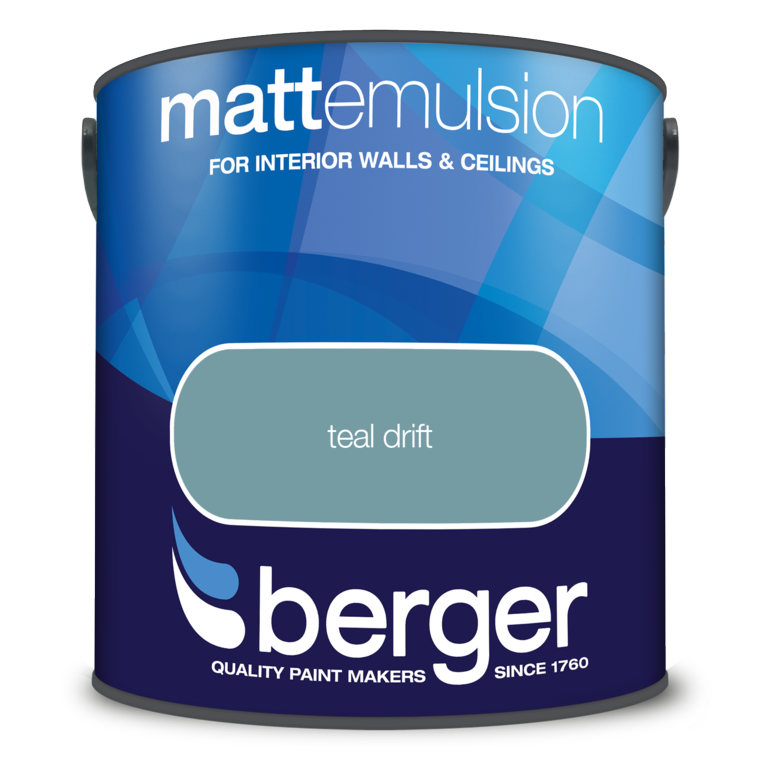 Berger Matt Emulsion 2.5L Teal Drift