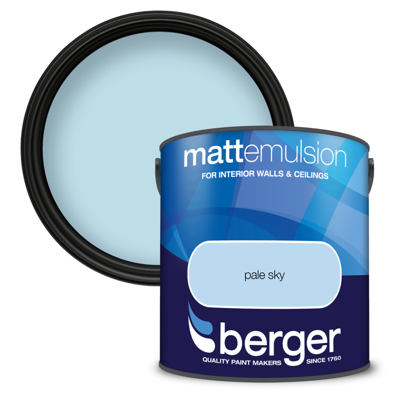 Berger Matt Emulsion 2.5L Pale Sky