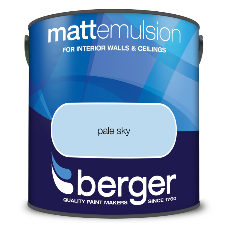 Berger Matt Emulsion 2.5L Pale Sky