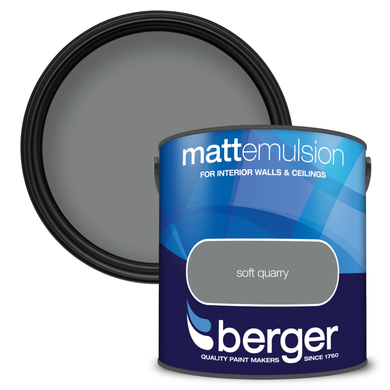 Berger Matt Emulsion 2.5L Soft Quarry
