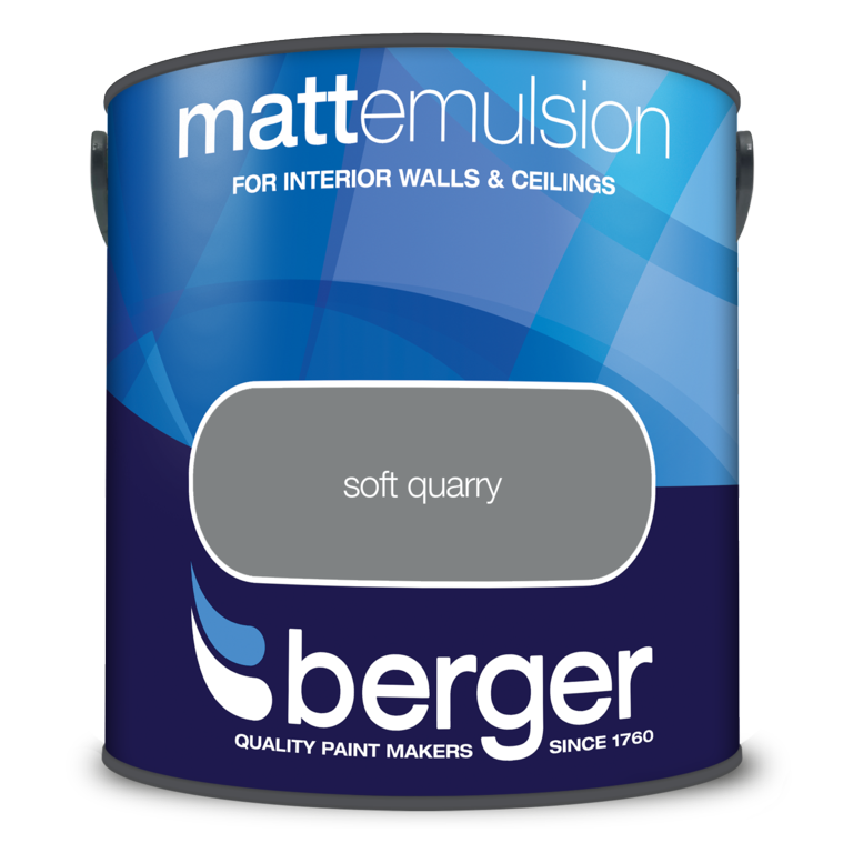 Berger Matt Emulsion 2.5L Soft Quarry
