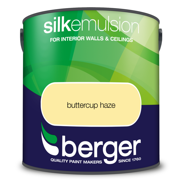 Berger Silk Emulsion 2.5L Buttercup Haze
