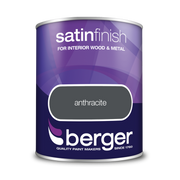 Berger Satin Finish 750ml Anthracite