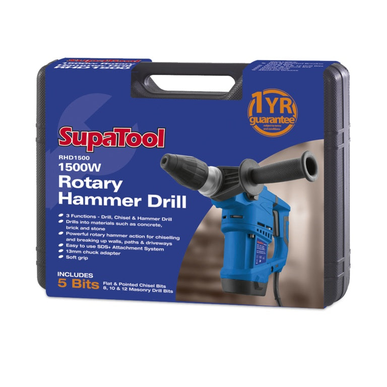 SupaTool Rotary Hammer Drill 1500W