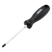 Draper Phillips Hard Grip Screwdriver, PH1 x 100mm Draper - Town Tools
