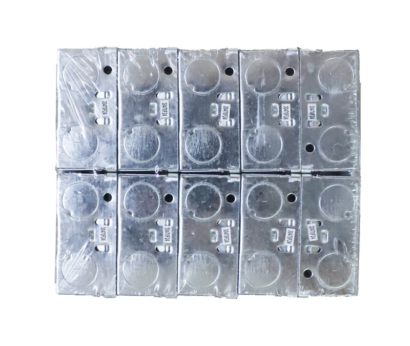 Securlec Metal Back Box 1 Gang 35mm