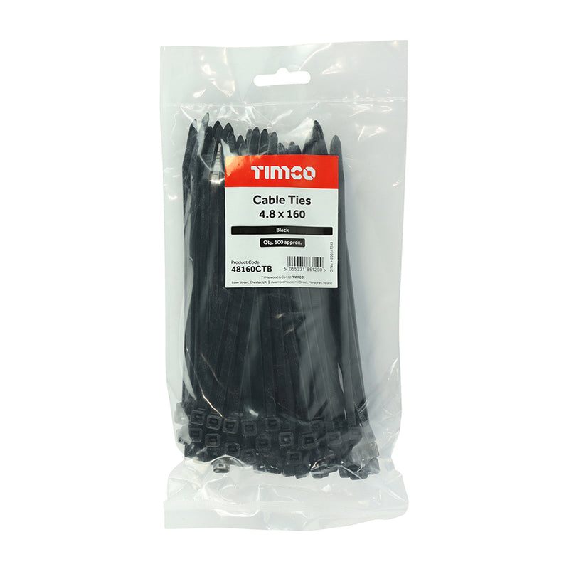 TIMCO Cable Ties Black