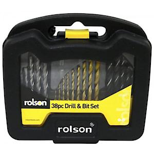 Rolson 38 Piece Drill and Bit Set