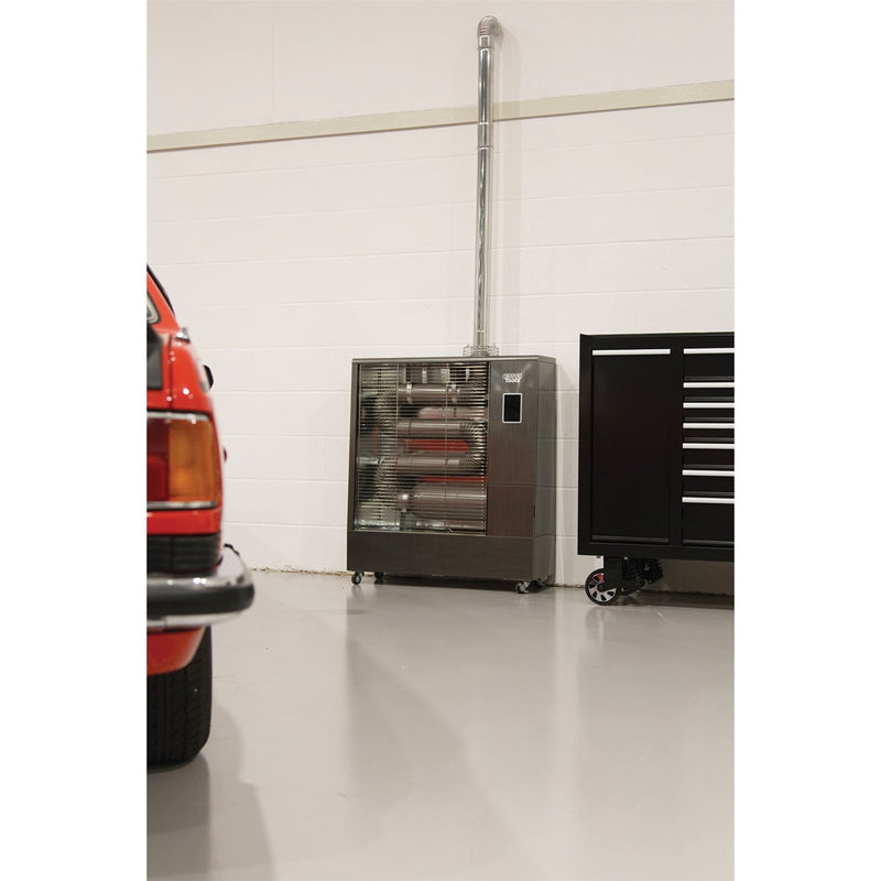 Draper 230V Far Infrared Diesel Heater with Flue Kit, 51,500 BTU/15.1kW 18070 Draper - Town Tools 