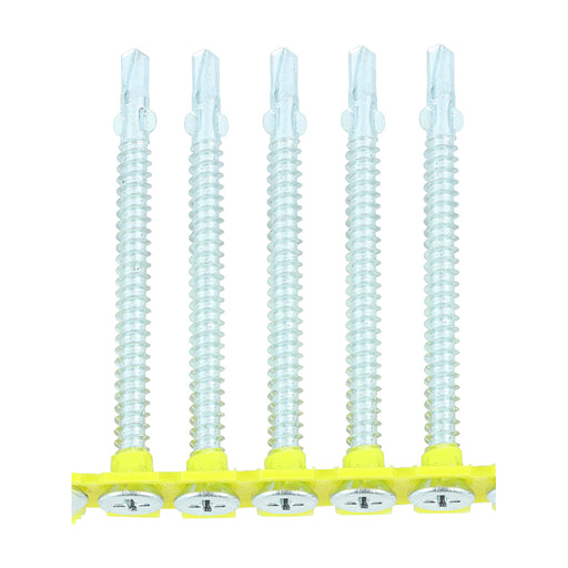 TIMCO Collated Self-Drilling Wing-Tip Steel to Timber Light Section Exterior Silver Screws