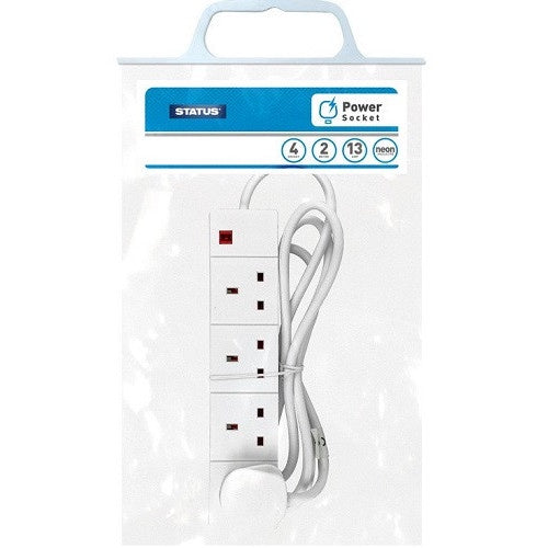 Extension Lead 2M 4Socket