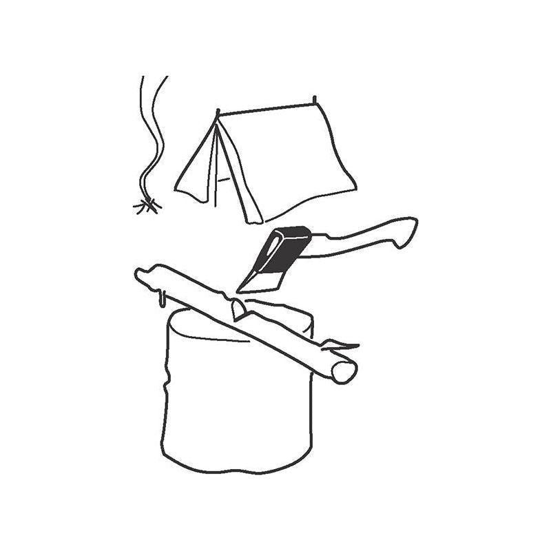 Bahco Camping Hatchet HUS 0.6-380 850g Bahco - RockBottom Northampton