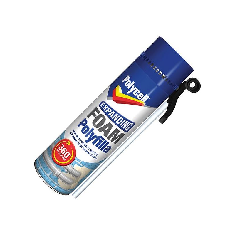 Polycell Expanding Foam Filler 300ml Polycell - RockBottom Nothampton