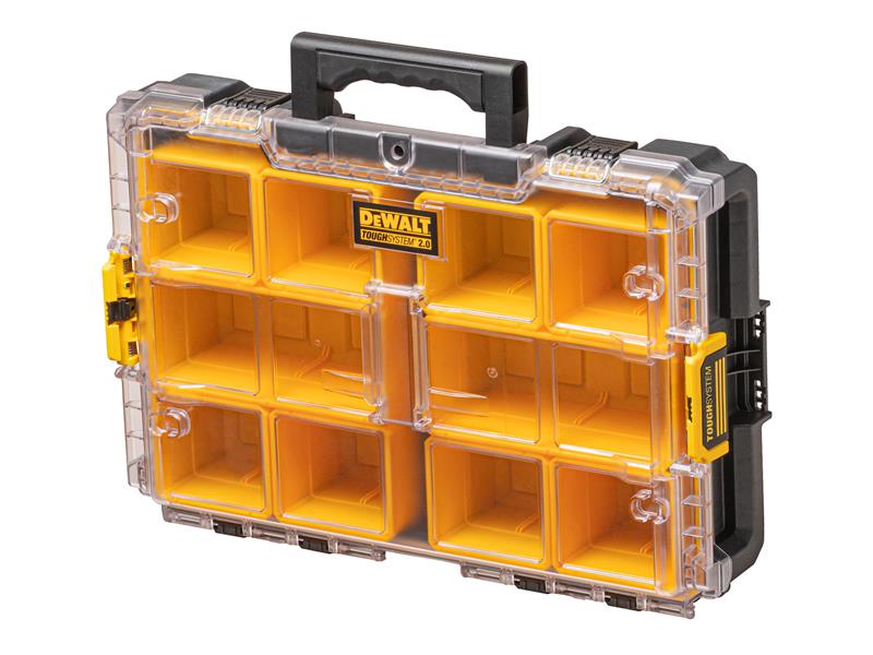 DeWalt TOUGHSYSTEM 2.0 Toolbox with Clear Lid