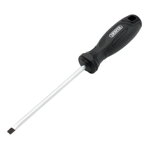 Draper Slotted Parallel Hard Grip Screwdriver, 5.5 x 125mm Draper - Town Tools