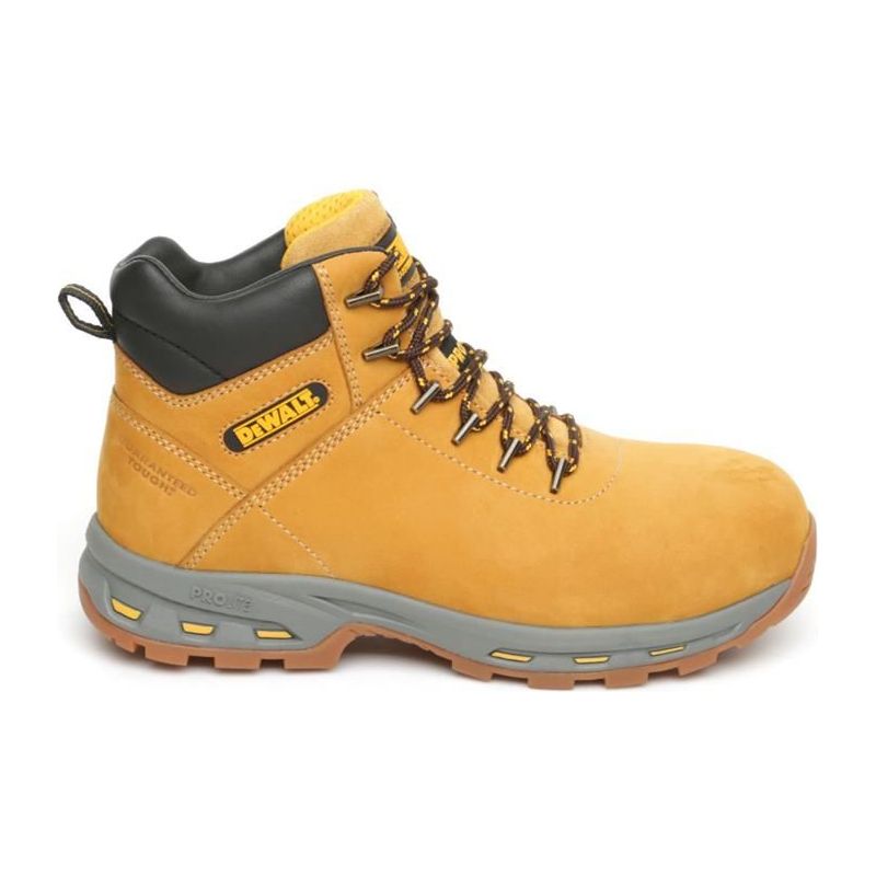 Dewalt Power Tools Reno Pro-Lite Safety Boots Wheat UK 11 EUR 46 DeWALT Power Tools - RockBottom Northampton
