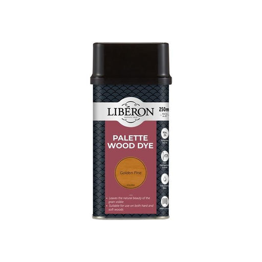 Liberon Palette Wood Dye Golden Pine 250ml Liberon - RockBottom Northampton
