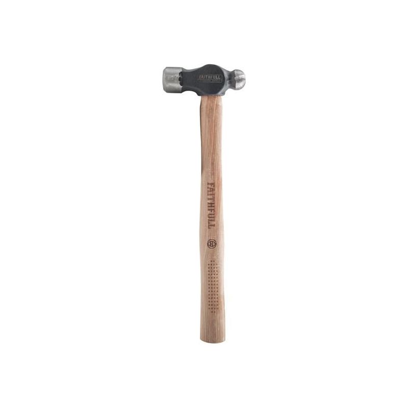 Faithfull Ball Pein Hammer FSC Hickory 454g (1 lb) Faithfull - RockBottom Northampton