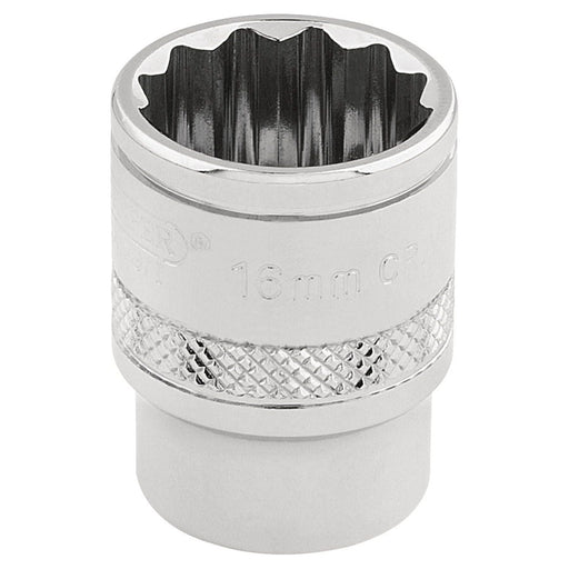 Draper HI-TORQ 12 Point Socket, 3/8" Sq. Dr., 16mm 32780 Draper - Town Tools 