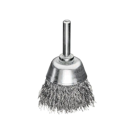 Lessmann Cup Brush with Shank D40mm x H15mm, 0.30 Steel Wire Lessmann - RockBottom Northampton