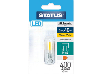 Status LED G9 40w Warm White