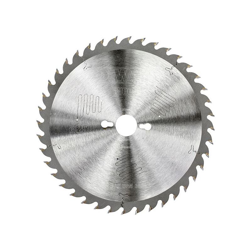 Dewalt Power Tools Series 60 Circular Saw Blade 250 x 30mm x 40T DeWALT Power Tools - RockBottom Northampton