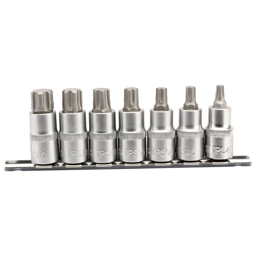 Draper TX-STAR Plus Socket Bit Set, 1/2" Sq. Dr., 55mm (7 Piece) Draper - Town Tools 