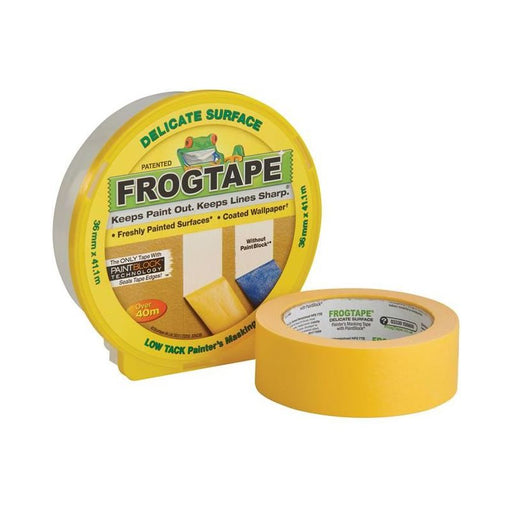 Shurtape FrogTape® Delicate Surface Masking Tape 36mm x 41.1m Shurtape - RockBottom Nothampton