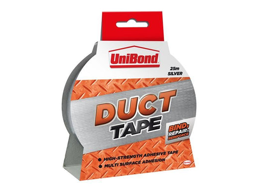 UniBond DIY Duct Tape Silver 50mm x 25m UniBond - RockBottom Northampton