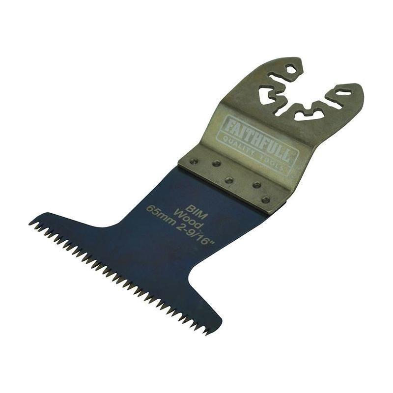 Faithfull Premium Arc Cut Hardwood Bi-Metal Blade 65mm Faithfull - RockBottom Northampton